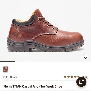 Timberland men’s casual titan alloey work toe boots workwear construction
